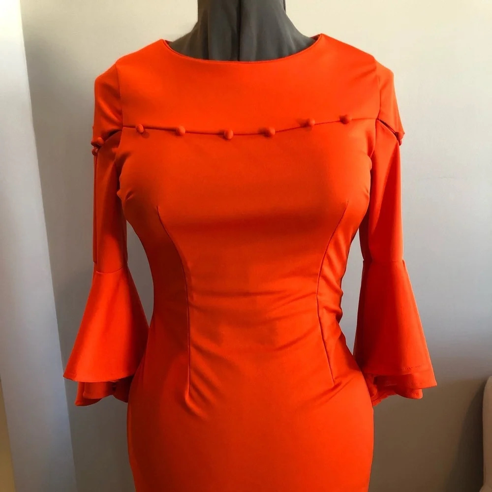 Orange OrderPlus dress
